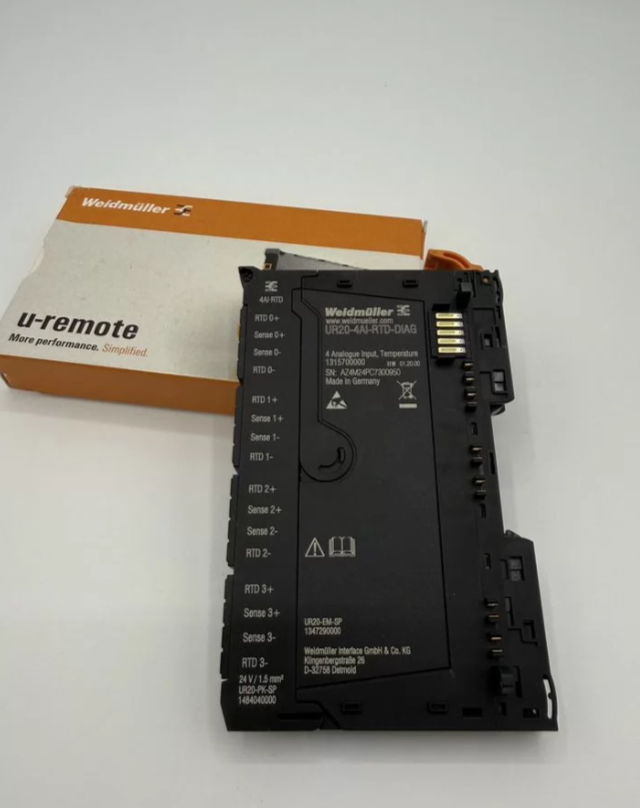 Модуль ввода/вывода Weidmuller 1315700000 UR20-4AI-RTD-diag